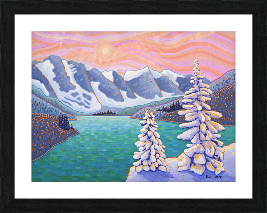 Winter Serenity Picture Frame Printing