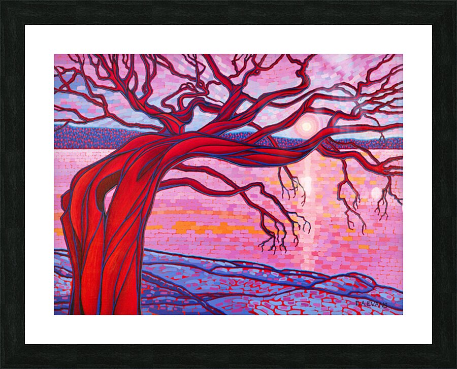 Purple Shores Picture Frame Printing