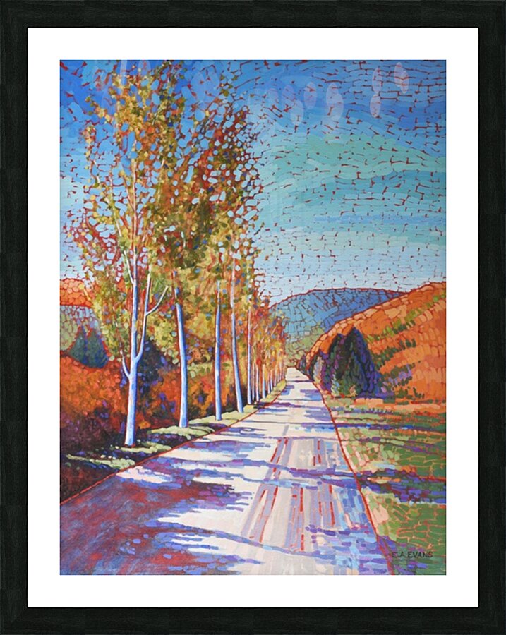 Road to Wine Country Picture Frame Printing