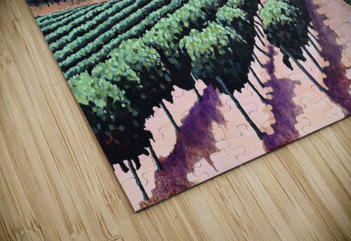 Sun Kissed Okanagan Vineyard Elizabeth A Evans puzzle