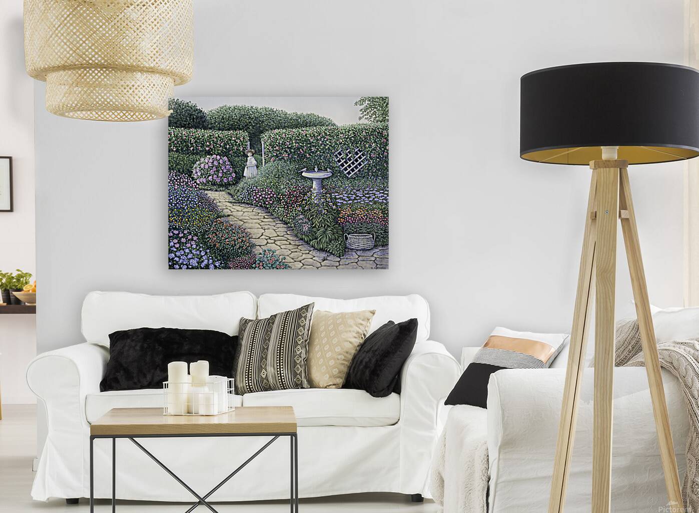 Girl in the Garden  Reproduction