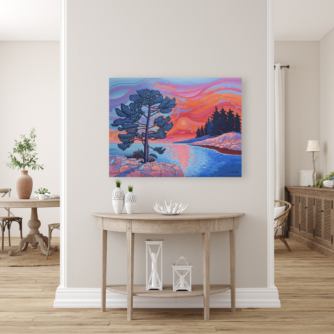 Lone Pine Quiet Inlet Reproduction