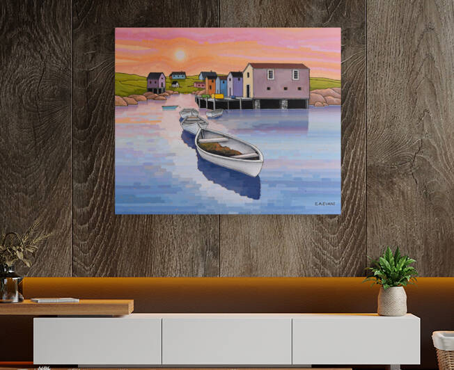 Approaching Dusk by Elizabeth A Evans