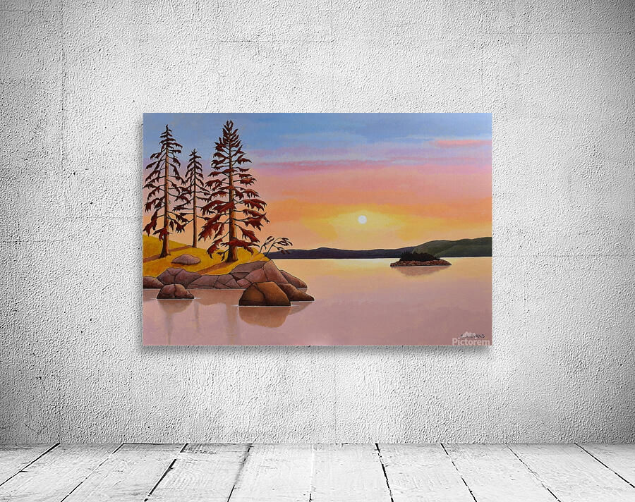 Warm Reflections  Wall Preview