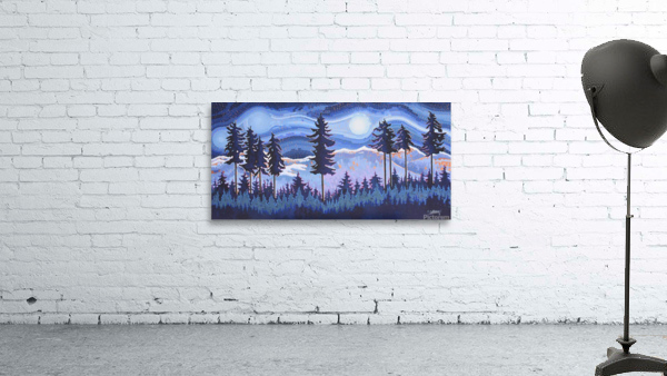Moonlit Pines Wall Preview