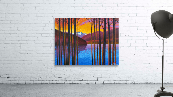 Late Afternoon Capilano Lake Wall Preview