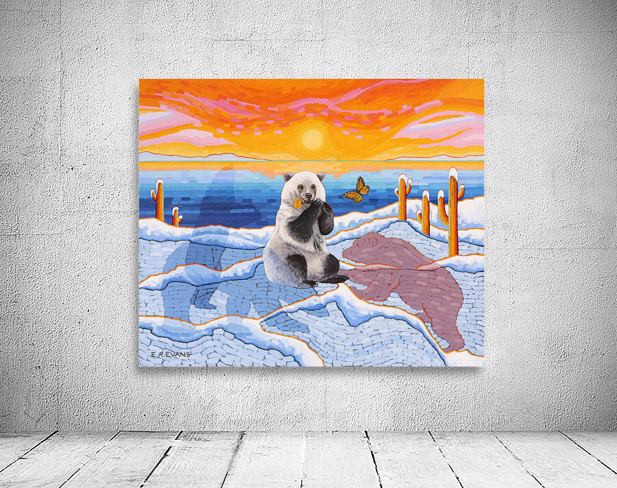 Pizzly and Monarch Wall Preview