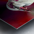 Natures Symphony: A Tapestry of Floral Beauty and Avian Grace Metal print