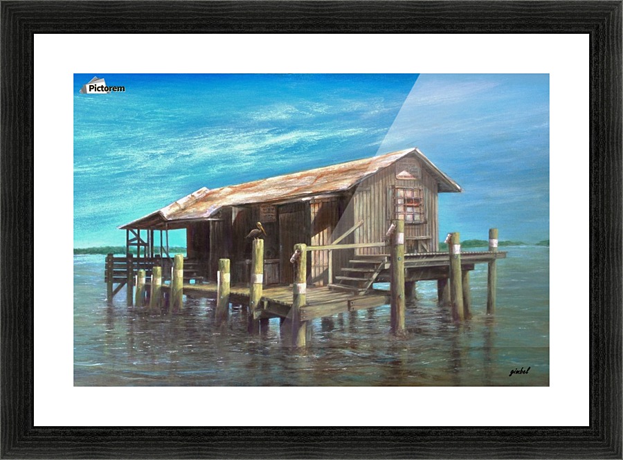 ice station Picture Frame print