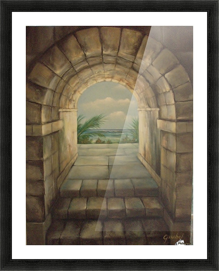 Al mar  Picture Frame print