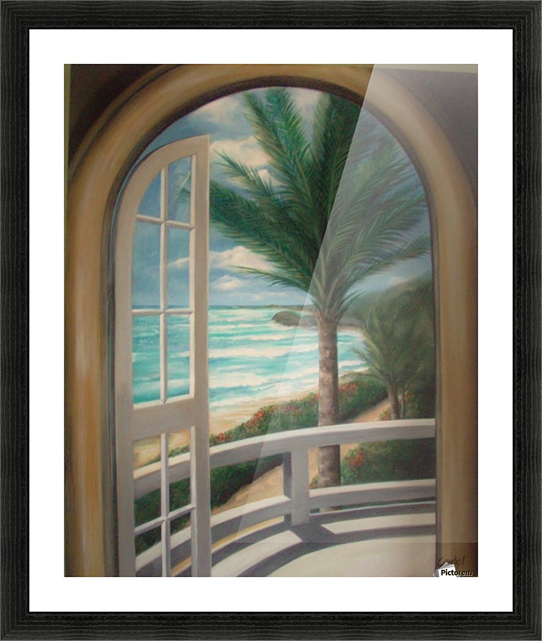 Balcony Picture Frame print