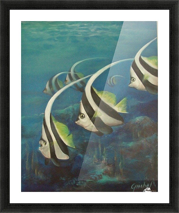Coral Fish Picture Frame print