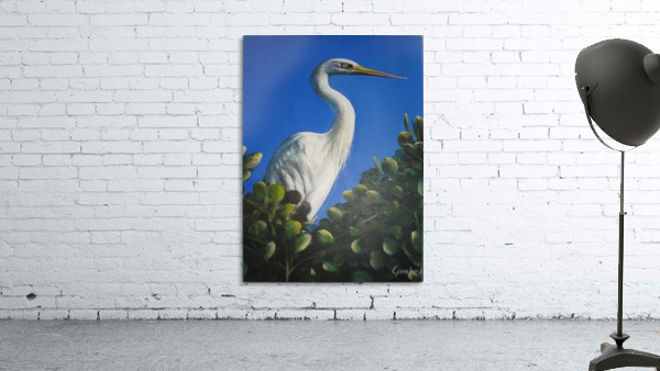 White Heron 1 Wall Preview