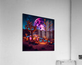 Neon Oasis Acrylic Print