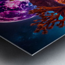 Neon Oasis Metal print