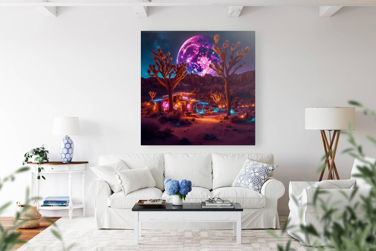 Neon Oasis Reproduction