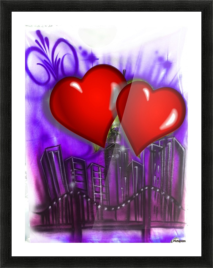 love you2 Picture Frame print
