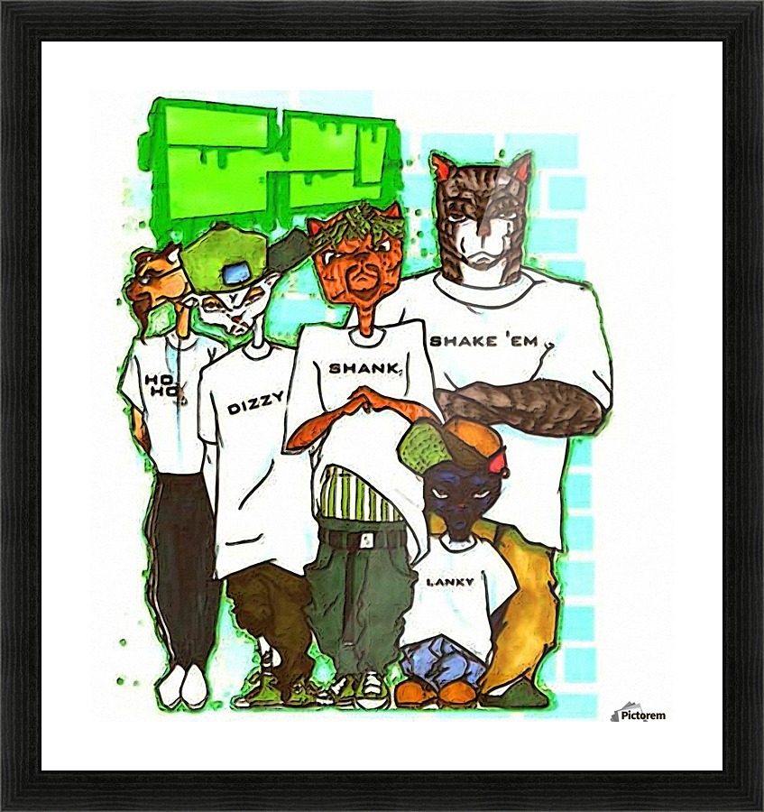 vjo crew2 Picture Frame print