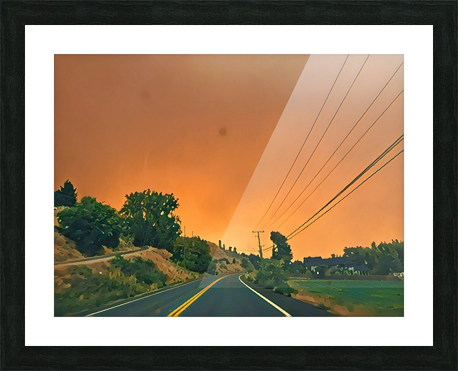 Fire Flight  Picture Frame print