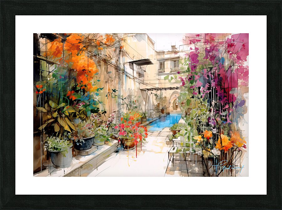 Urban Garden Picture Frame print