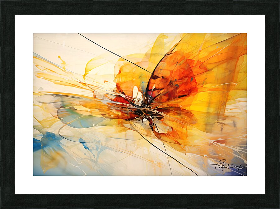 Butterfly Picture Frame print