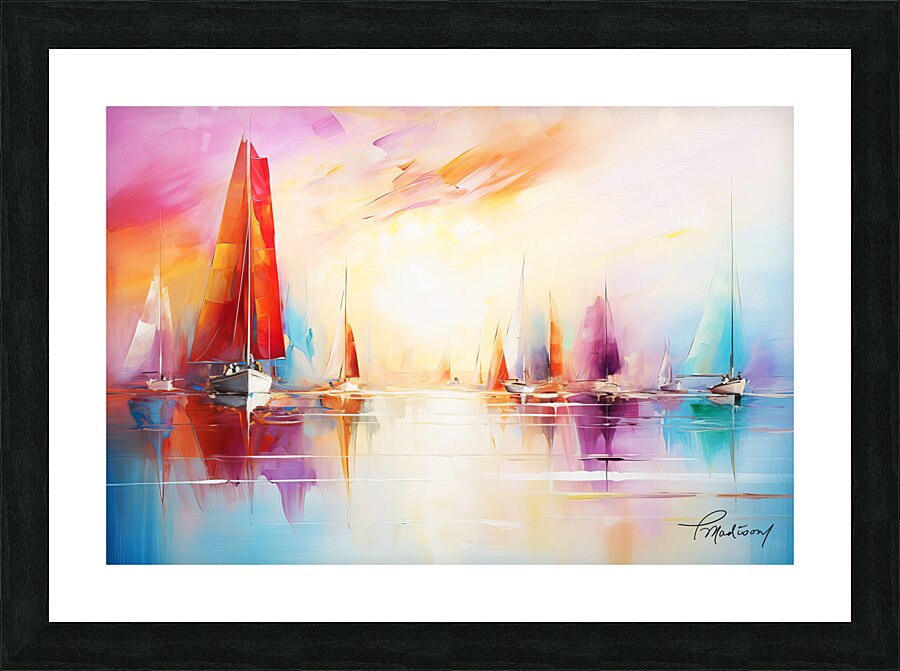 Regatta Picture Frame print