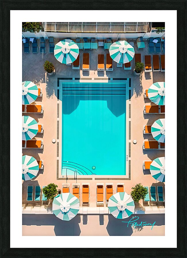 Take a Dip Picture Frame print