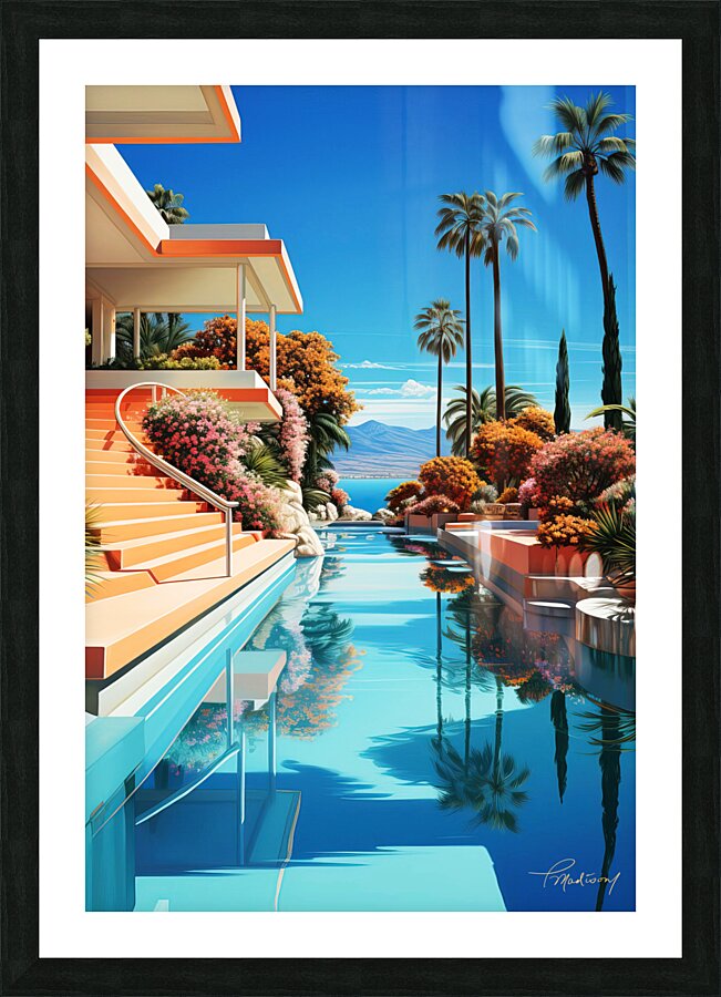Oasis Picture Frame print