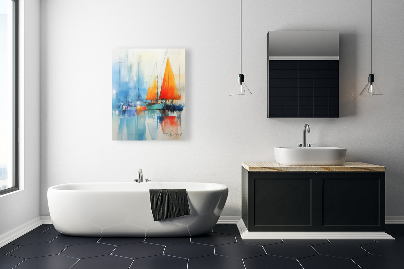 Sailboats Reproduction