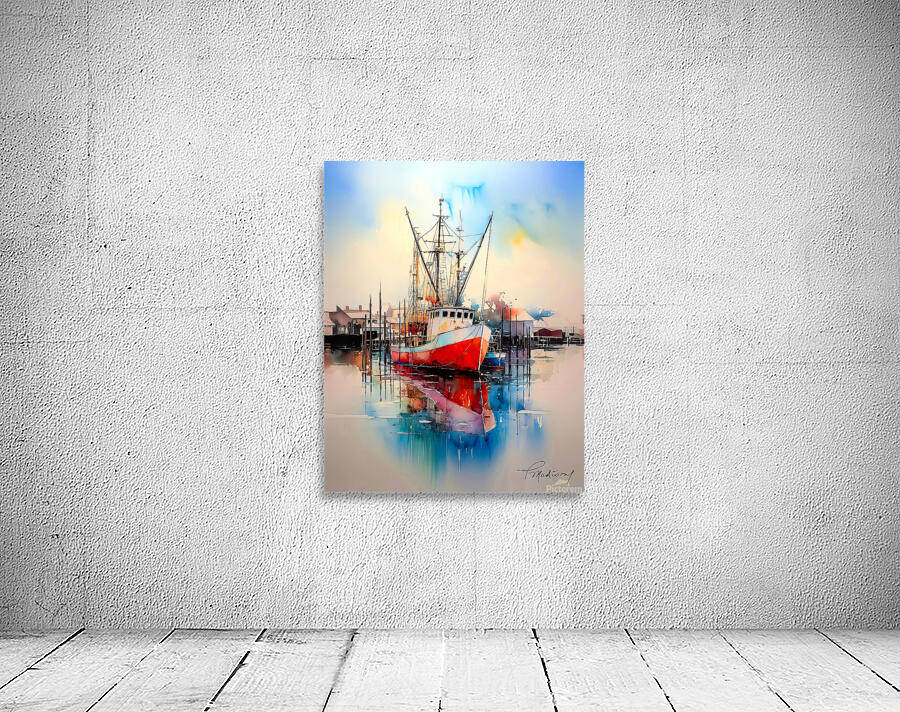 Shrimp Boat Wall Preview
