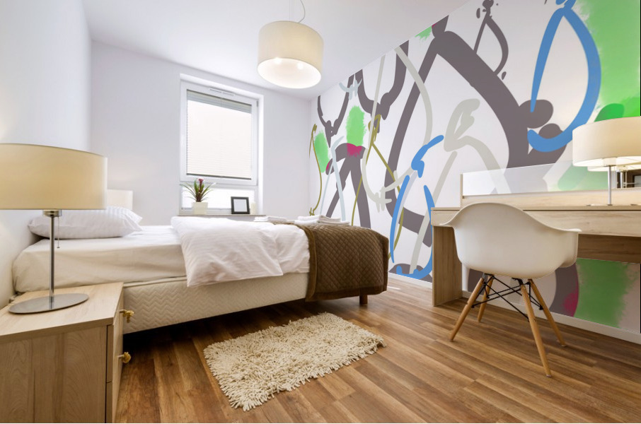 ABSTRACT PAINTING 88 Mural print