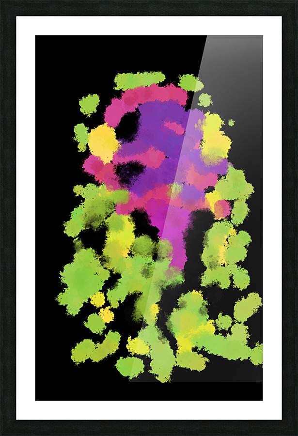 ABSTRACT PAINTING 01 Picture Frame print