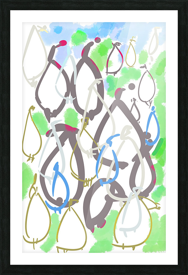 ABSTRACT PAINTING 88 Picture Frame print