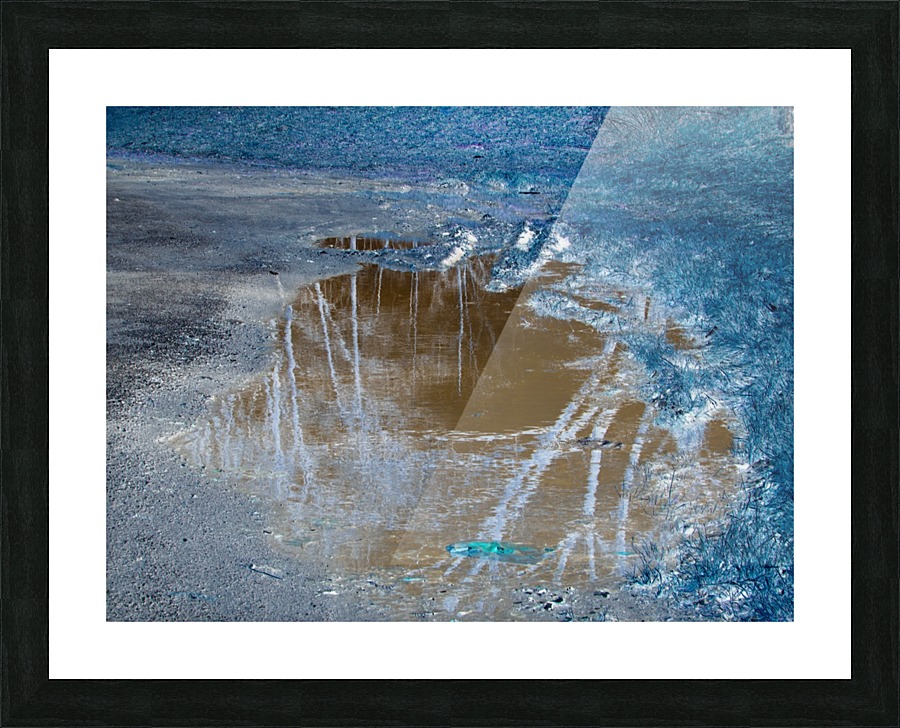 Value of a Puddle  Picture Frame print