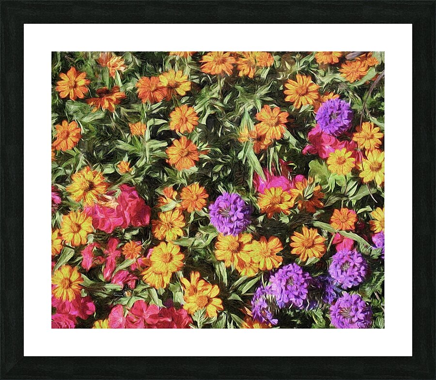 Floral Explosion Picture Frame print