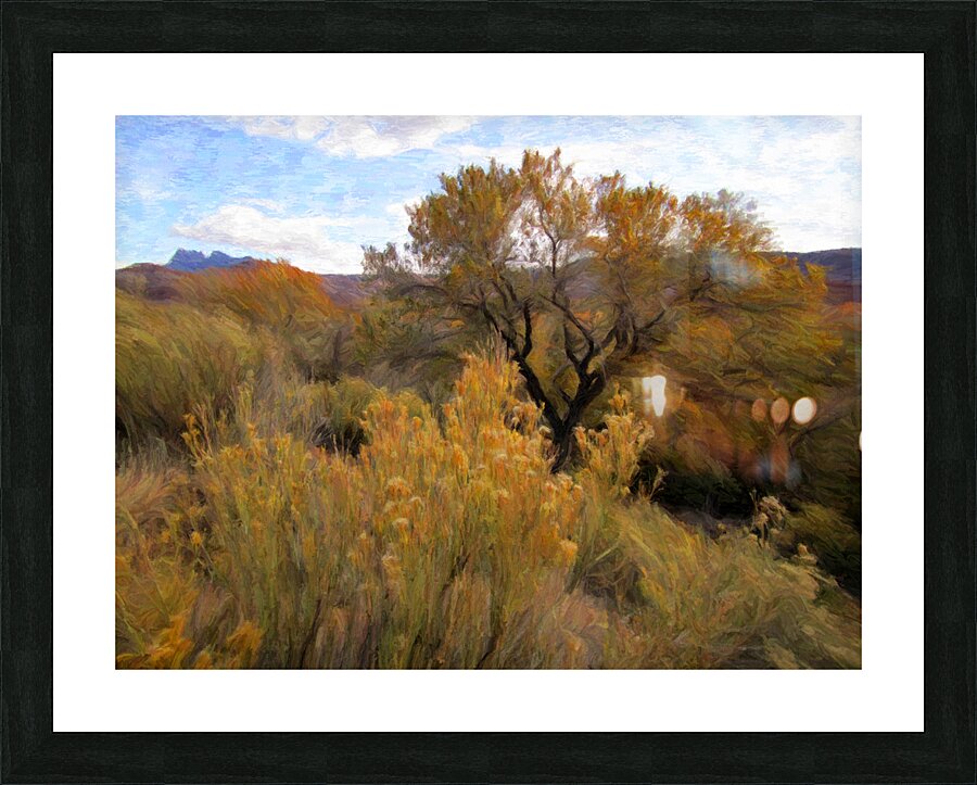 Autumns Last Stand  Picture Frame print