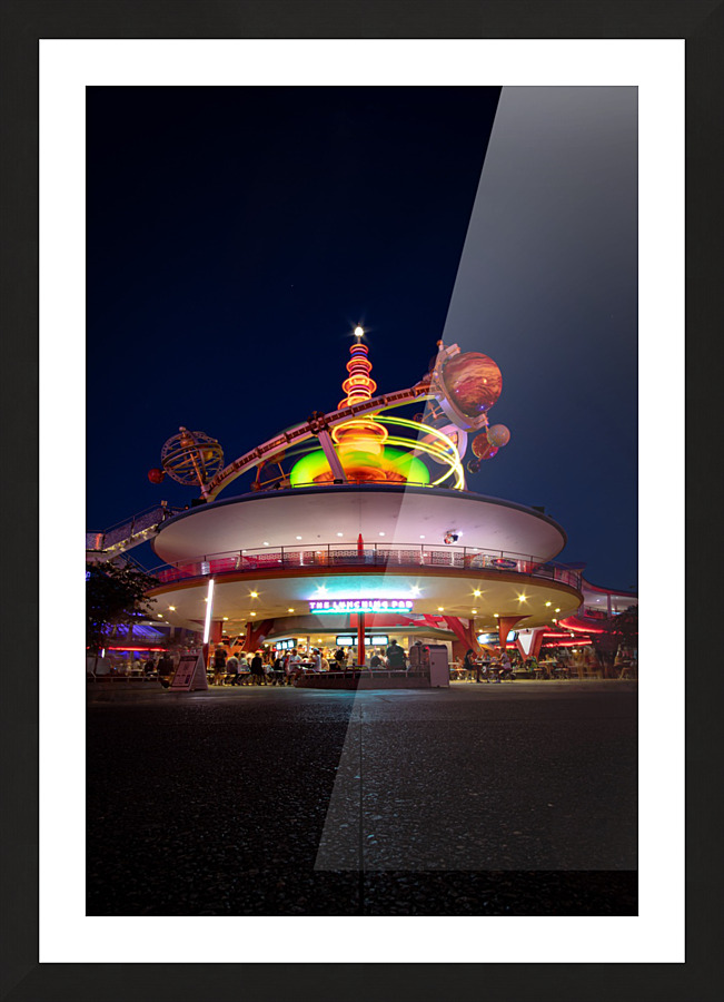 Orbiter night Picture Frame print