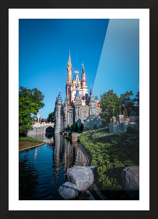 Castle Reflection 2 Picture Frame print