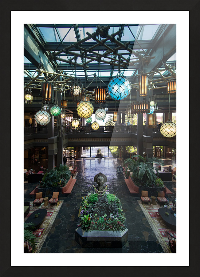 Poly Resort   Picture Frame print