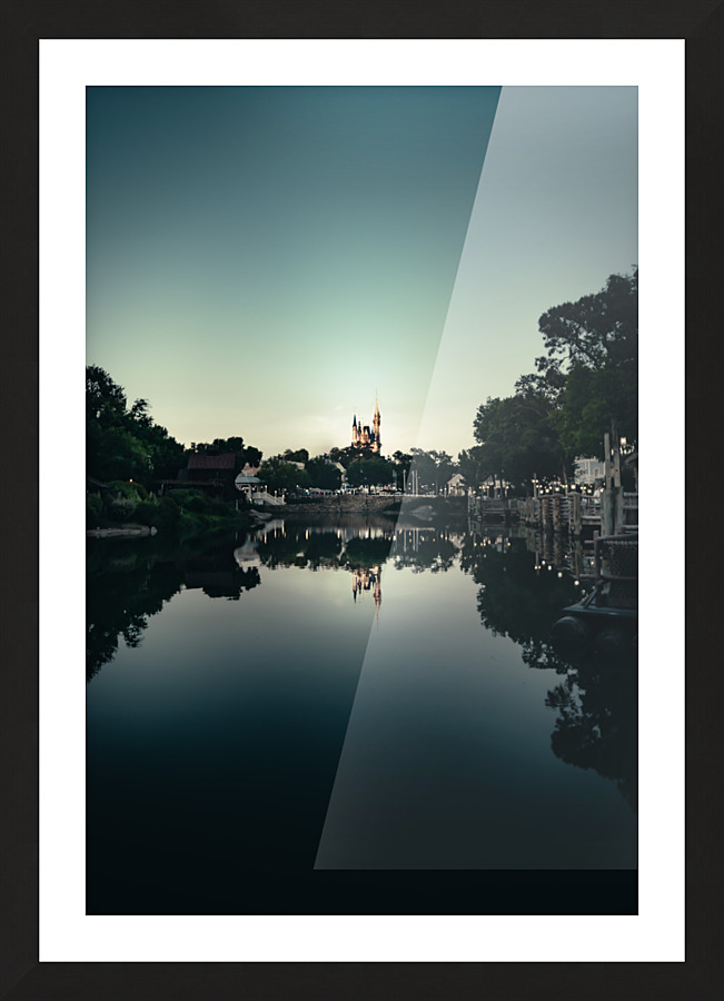 Castle Reflection  Picture Frame print