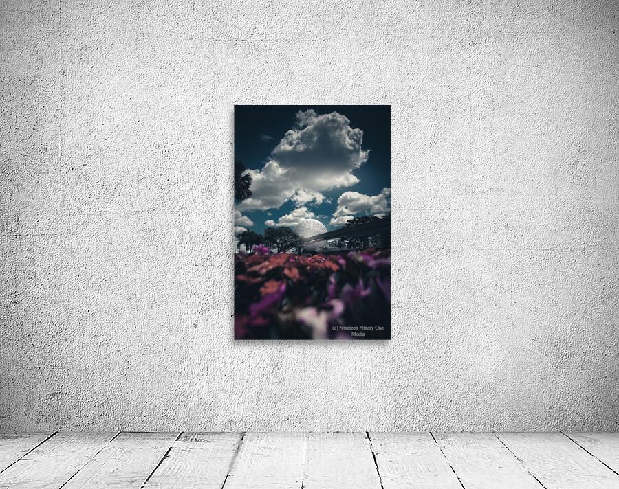 Spaceship Flowers  Wall Preview