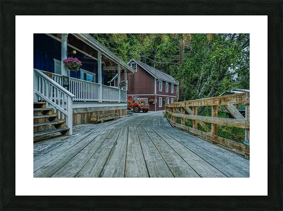 Telegraph Cove Picture Frame print