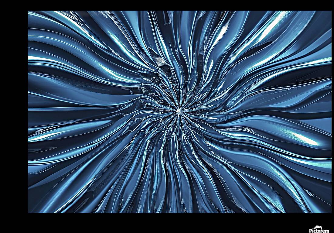 Modern abstract blue background with light multip Reproduction