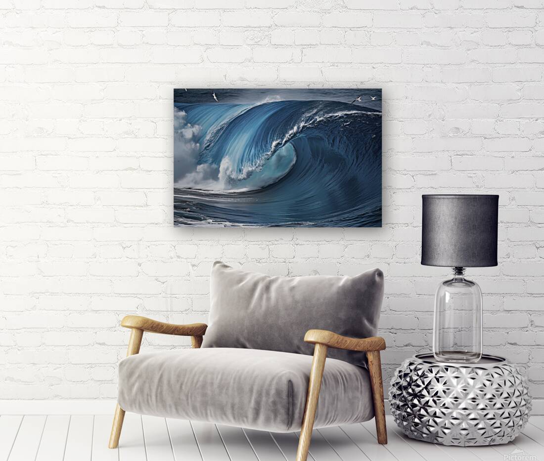 Blue ocean wave 1 Reproduction