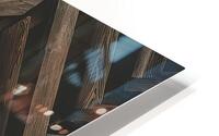 Wooden pattern texture abstract background 2 HD Metal print