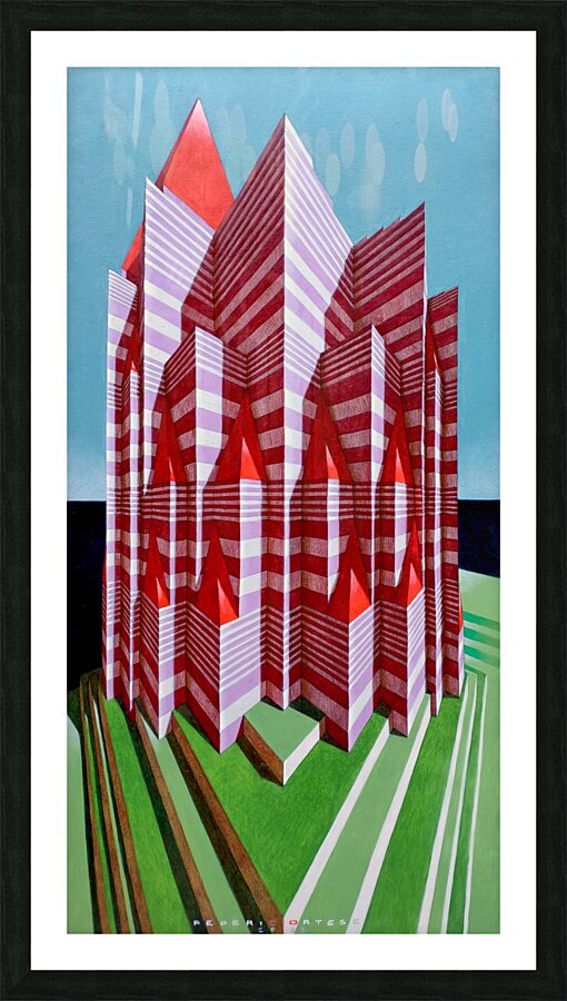 The castle Picture Frame print