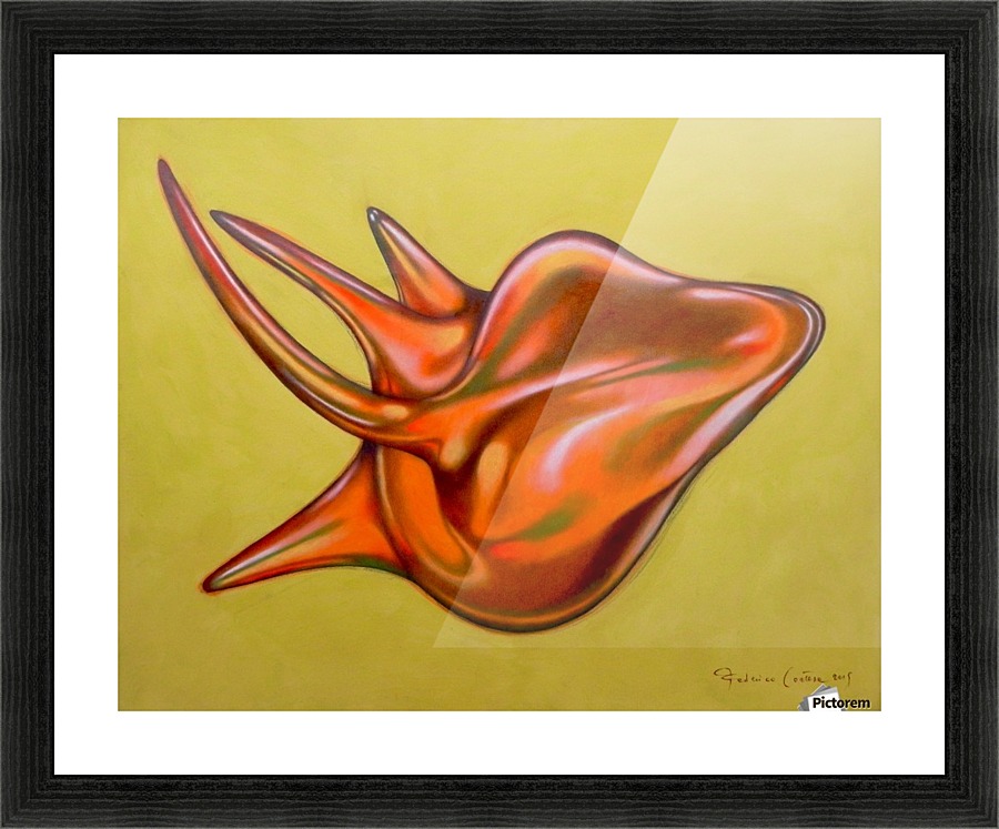 sharp heart  Picture Frame print