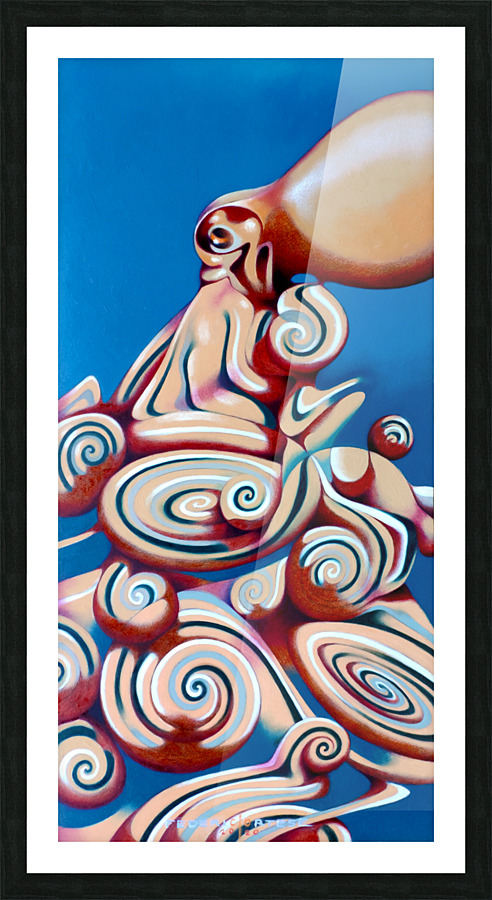 Octopus Picture Frame print