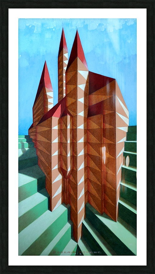The castle Picture Frame print
