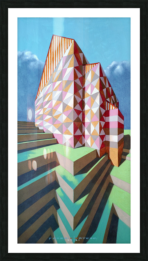 The castle Picture Frame print